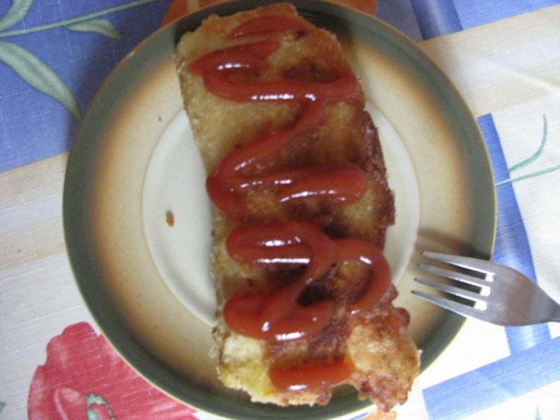 Krokiety z parówką    