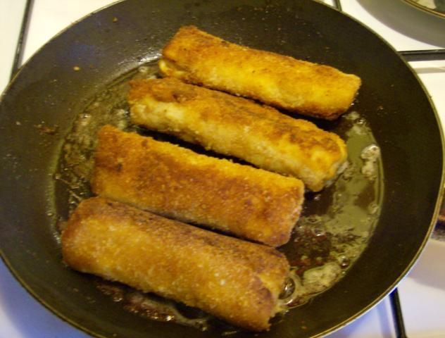 Krokiety z pieczarkami.