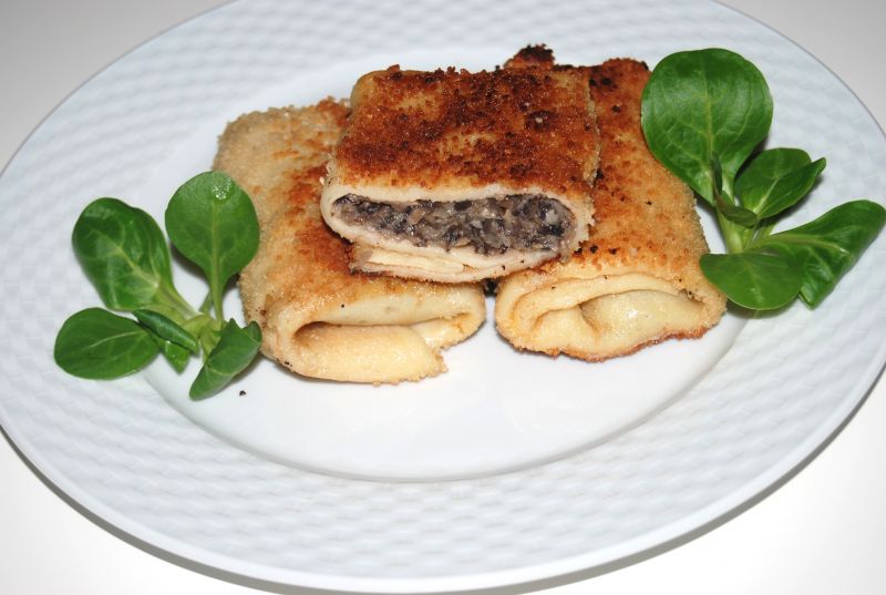 Krokiety z pieczarkami  