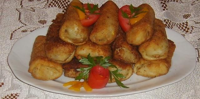 Krokiety z pieczarkami Krokiety z pieczarkami