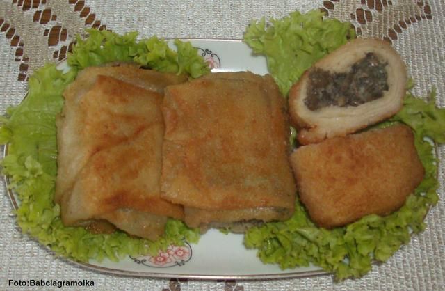 Krokiety z pieczarkami