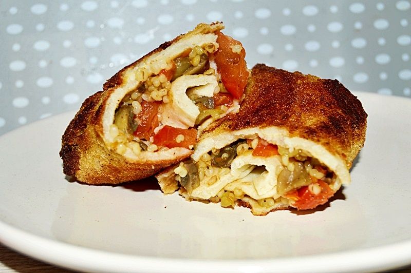 Krokiety z pieczarkami i kaszą jęczmienną