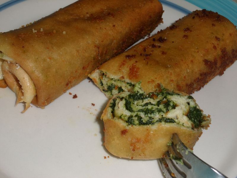 Krokiety ze szpinakiem Krokiety ze szpinakiem