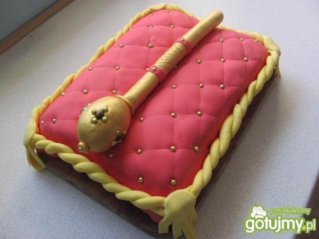 Królewski tort z berłem Królewski tort z berłem