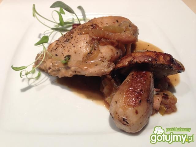 Królik po toskańsku z borowikiem Królik po toskańsku z borowikiem
