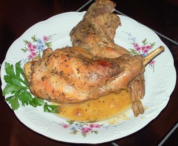 Królik w sosie Królik w sosie