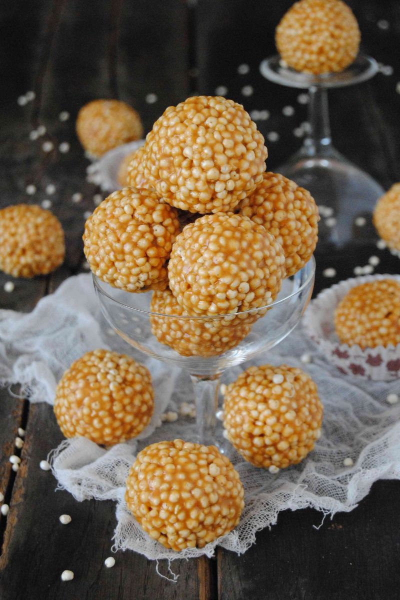 Krówkowe kulki z prosem Krówkowe kulki z prosem