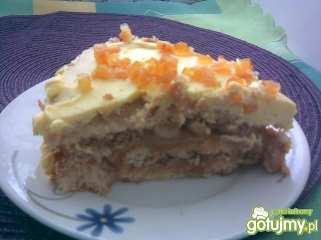 Krówkowy Tort z Orzechami Krówkowy Tort z Orzechami