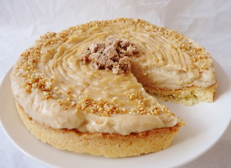 Krucha tarta chałwowa Krucha tarta chałwowa