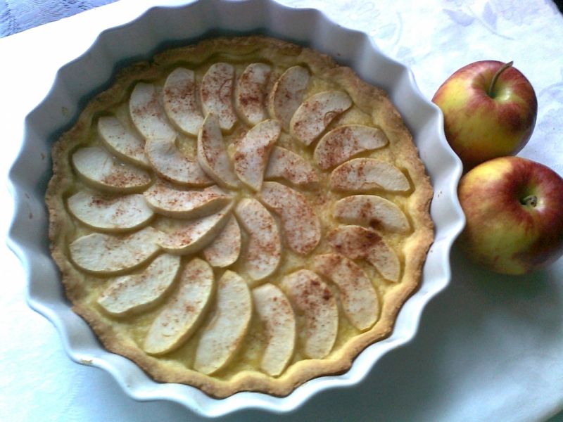 Krucha tarta jabłkowa z cynamonem Krucha tarta jabłkowa z cynamonem