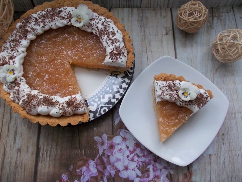 Krucha tarta z gruszkami Krucha tarta z gruszkami