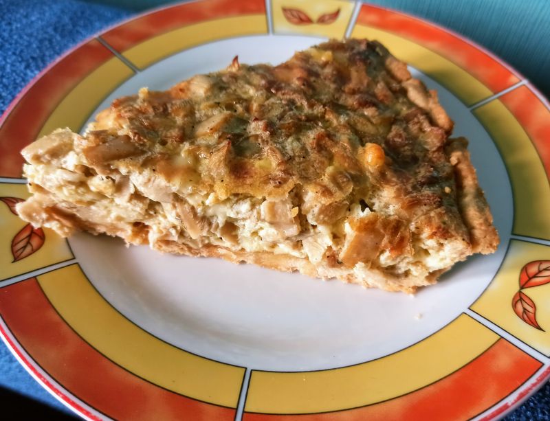 Krucha tarta z grzybami Krucha tarta z grzybami