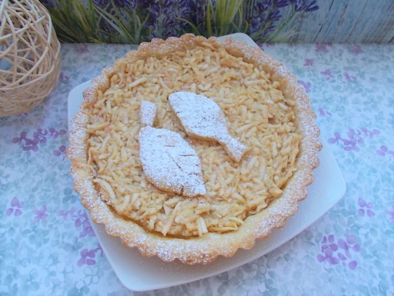 Krucha tarta z jabłkami Krucha tarta z jabłkami