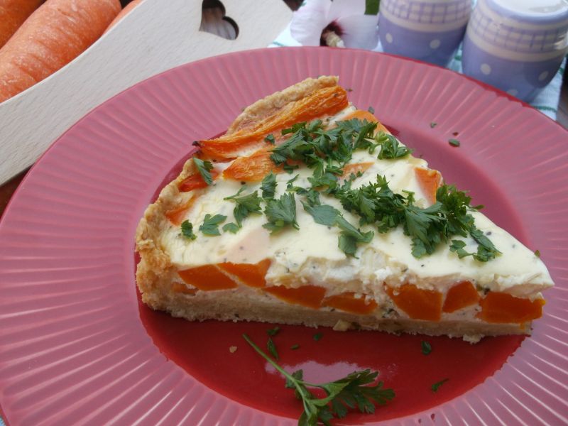 Krucha tarta z marchewką Krucha tarta z marchewką