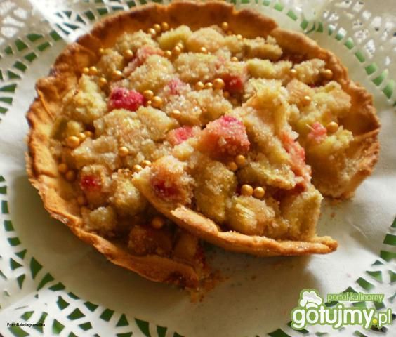 Krucha tarta z rabarbarem : Krucha tarta z rabarbarem :