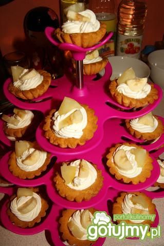 Kruche babeczki z owocami Kruche babeczki z owocami