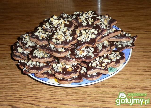 Kruche ciasteczka czekoladowe 