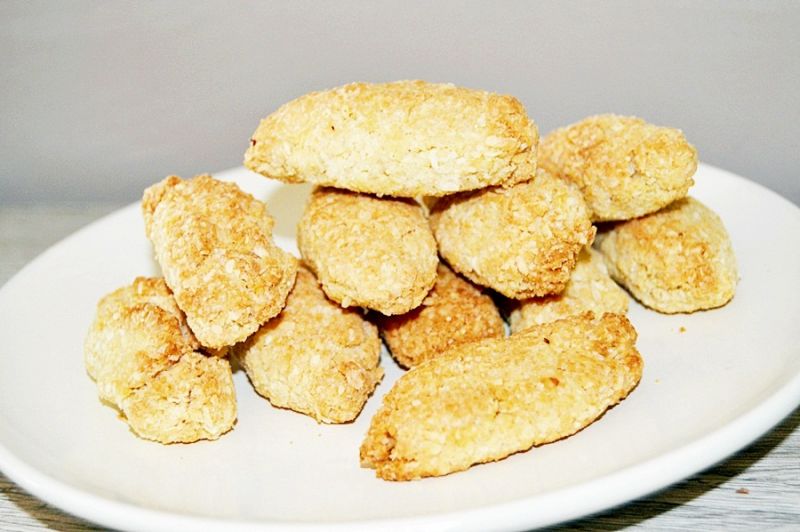 Kruche ciasteczka kokosowe