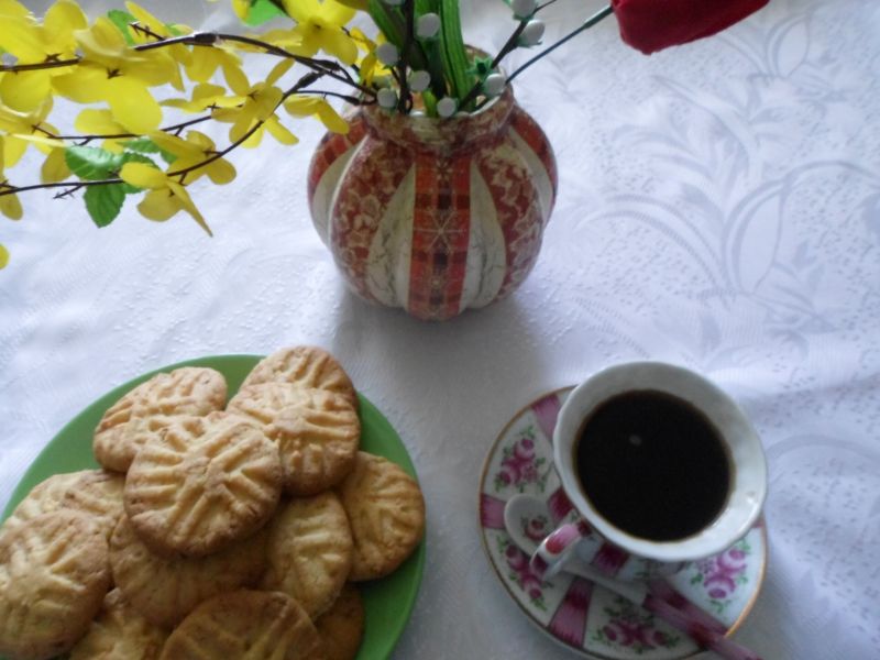 Kruche ciasteczka maślano-kokosowe