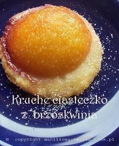 Kruche ciasteczka z brzoskwiniami Kruche ciasteczka z brzoskwiniami