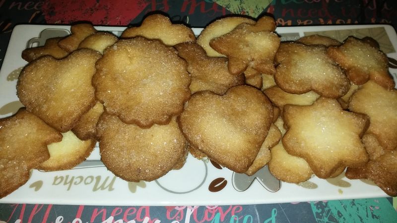 Kruche ciasteczka z cukrem