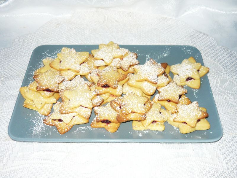 Kruche ciasteczka z dżemem