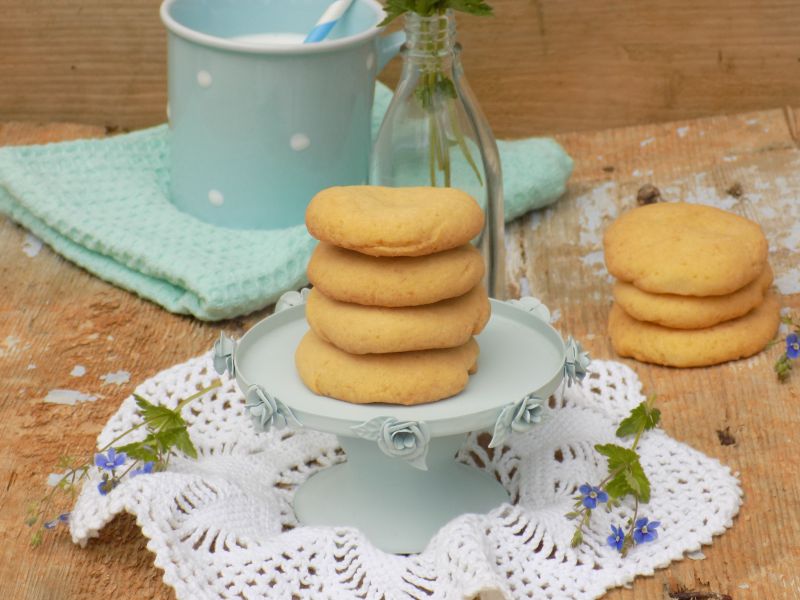 Kruche ciasteczka z mąką krupczatką