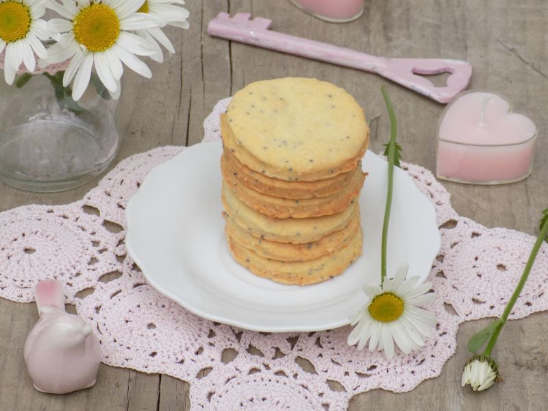 Kruche ciasteczka z makiem i kokosem Kruche ciasteczka z makiem i kokosem