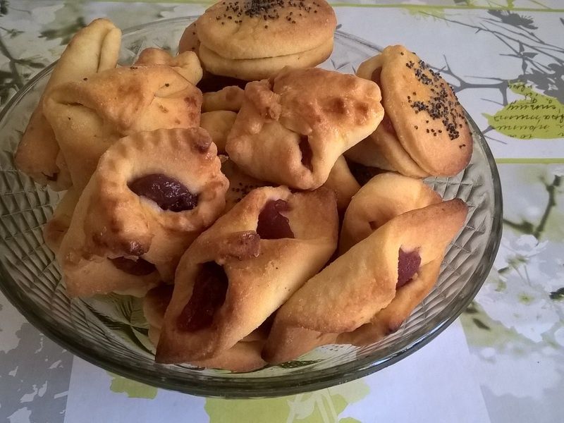 Kruche ciasteczka z marmoladą Kruche ciasteczka z marmoladą