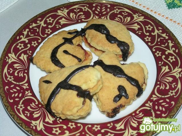 Kruche ciasteczka z nutellą Kruche ciasteczka z nutellą