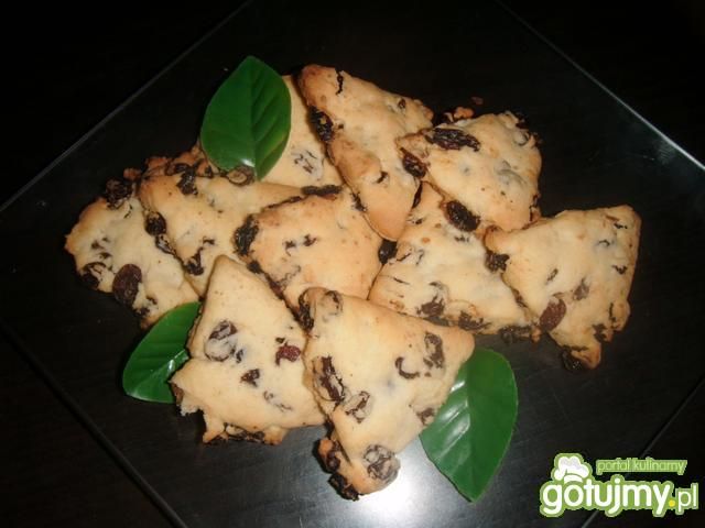 Kruche ciasteczka z rodzynkami 2