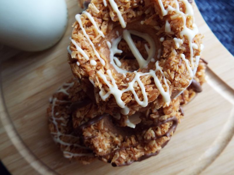 Kruche ciastka z kokosem