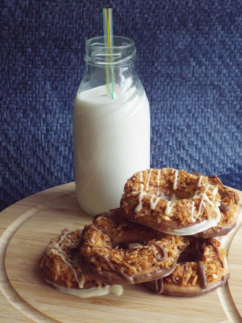 Kruche ciastka z kokosem