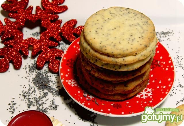 Kruche ciastka z makiem bez jajek  Kruche ciastka z makiem bez jajek