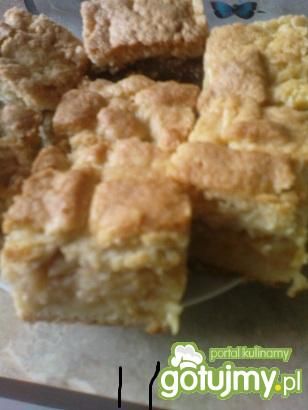 Kruche ciasto jabłkowe z gruszką