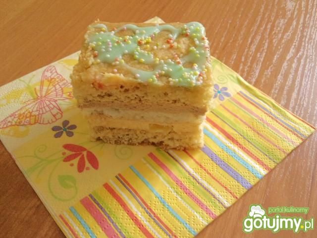 Kruche ciasto kokosowo - ananasowe Kruche ciasto kokosowo - ananasowe
