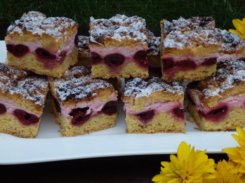 Kruche ciasto wiśniowe Kruche ciasto wiśniowe