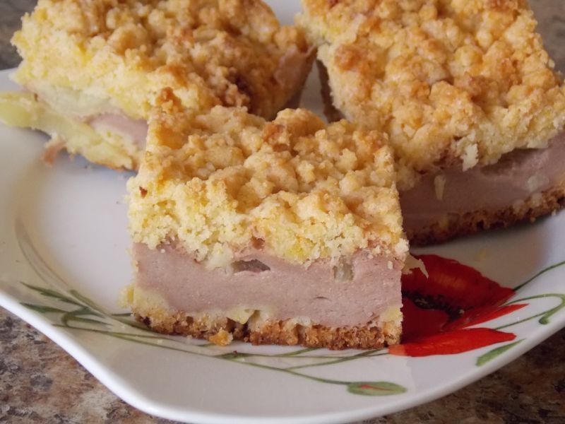 Kruche ciasto z ananasem 