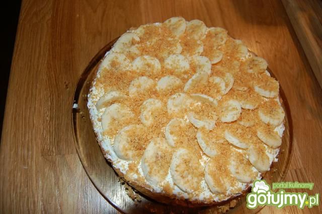 Kruche ciasto z bananami a'la tarta