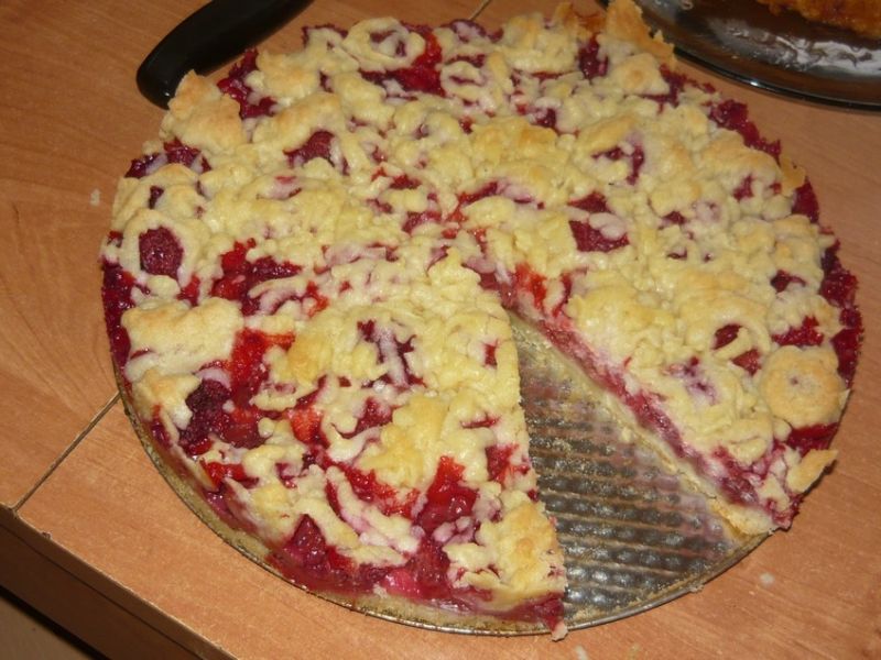 Kruche ciasto z truskawkami Kruche ciasto z truskawkami