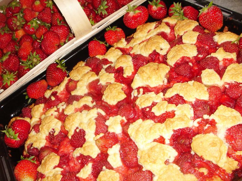 Kruche ciasto z truskawkami Kruche ciasto z truskawkami