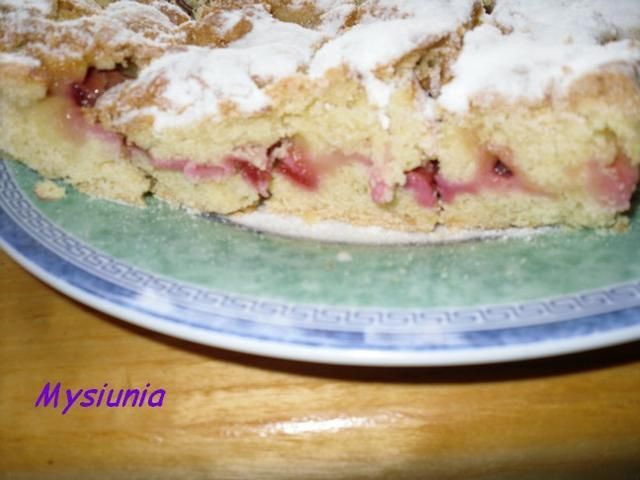 Kruche ciasto ze sliwkami  Kruche ciasto ze sliwkami