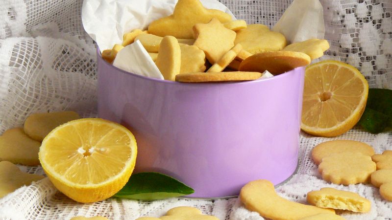 Kruche cytrynowe ciasteczka Kruche cytrynowe ciasteczka