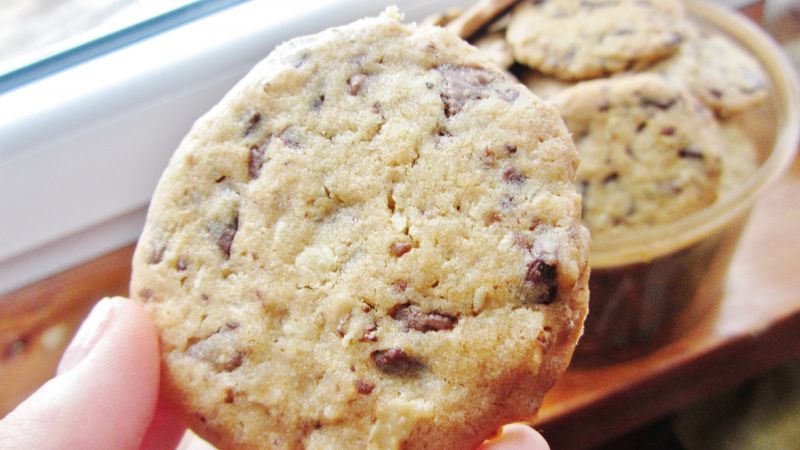 Kruche czekoladowe ciasteczka