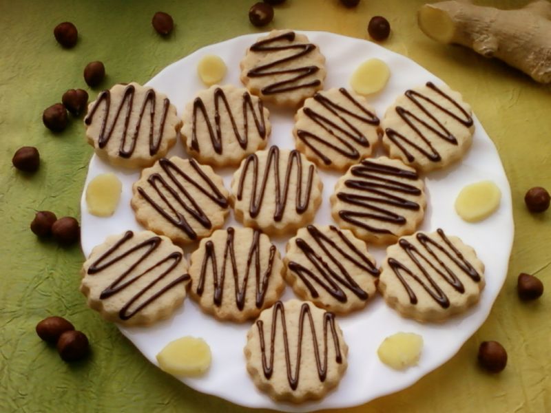 Kruche imbirowe ciasteczka