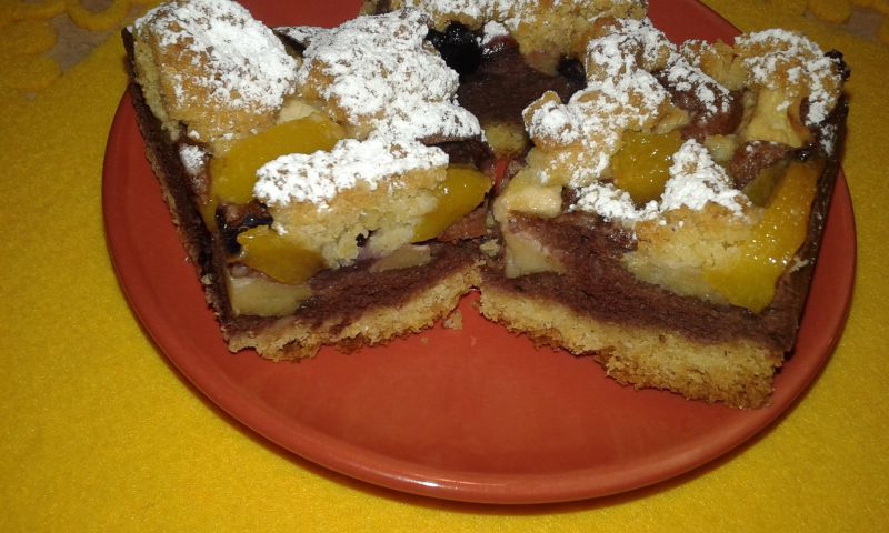 Kruche jabłkowo - borówkowo - brzoskwiniowe Kruche jabłkowo - borówkowo - brzoskwiniowe