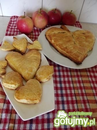 Kruche listki z jabłkami Kruche listki z jabłkami