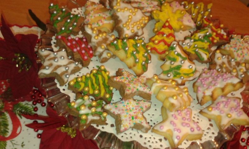 Kruche lukrowane ciasteczka