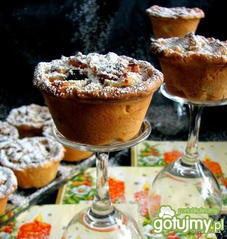 Kruche mini szarloteczki  Kruche mini szarloteczki