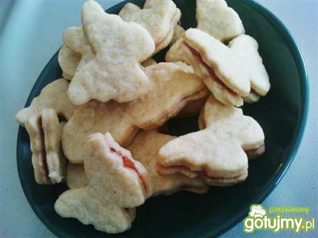 Kruche motylki z dżemem Kruche motylki z dżemem